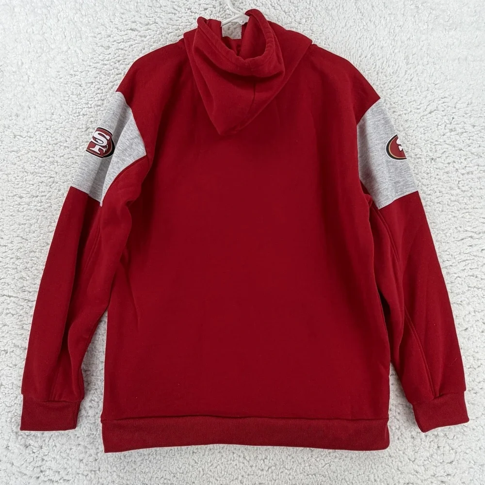 San Francisco 49ers Sweatshirt Mens Large Red NFL Football‎ Team Apparel Hoodie